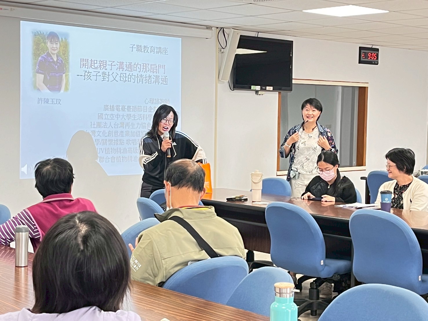 1140427親子天天連線講座 中心主任開場宣導扎根0歲教育